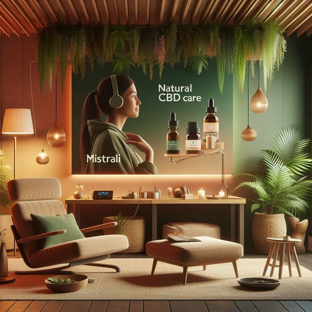 Un lieu montrant que Listrali est une source de bien être avec du cbd Naturel